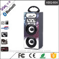 BBQ KBQ-604 1200mAh meilleur haut-parleur portatif de karaoke de multimeadia de Bluetooth avec la radio de FM